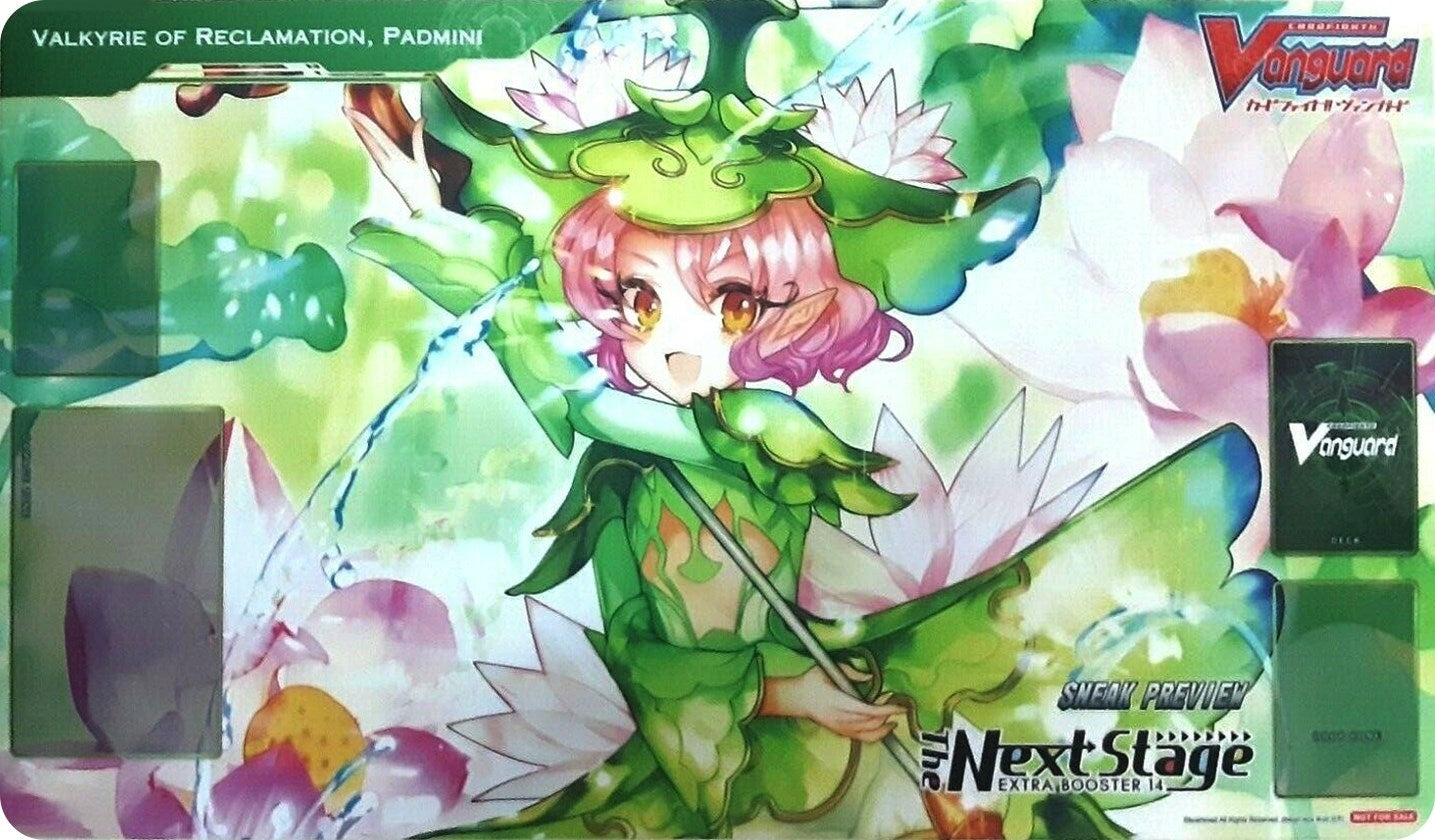 Cardfight!! Vanguard Sneak Preview Playmat: The Next Stage - Valkyrie of Reclamation Padmini - Playmats Sealed