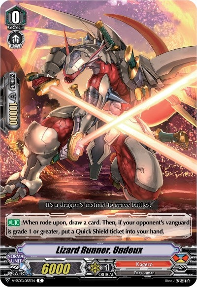 Lizard Runner Undeux (3087) [V-SS03] - Cardfight Vanguard Single