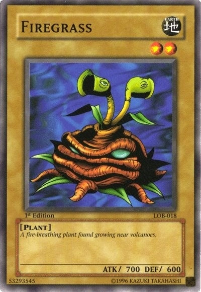 Firegrass (18) (LOB) - YuGiOh Single