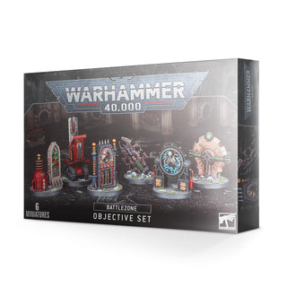 Warhammer: 40K - Battlezone Manufactorum Objective Set [PLAS] - Warhammer Box Sets Sealed