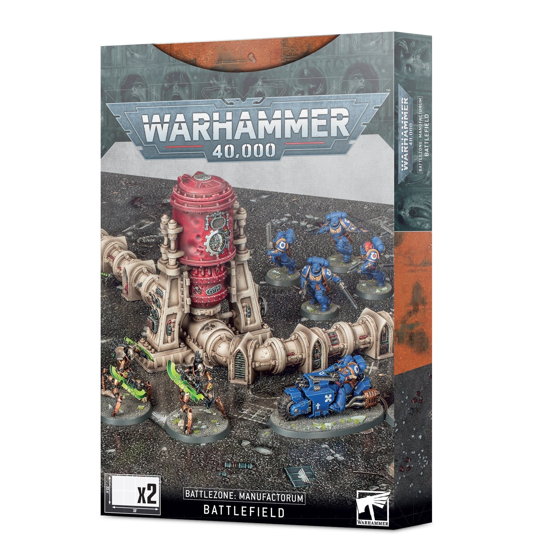 Warhammer: 40K - Battlezone Manufactorum Battlefield [PLAS] - Warhammer Box Sets Sealed