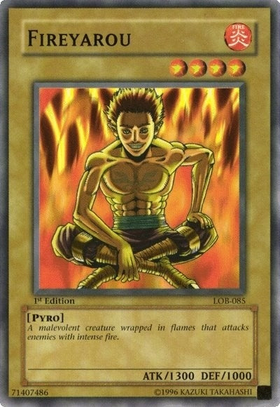 Fireyarou (85) (LOB) - YuGiOh Single