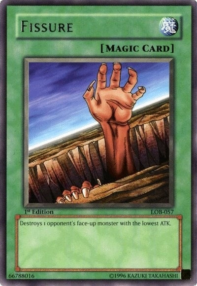Fissure (57) (LOB) - YuGiOh Single