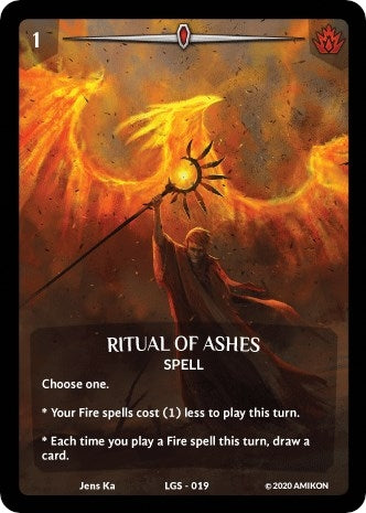 Ritual of Ashes (Full Art) (19) [PR] - Argent Saga TCG Single