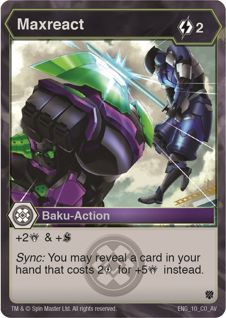 Maxreact (10) [AV] - Bakugan TCG Single
