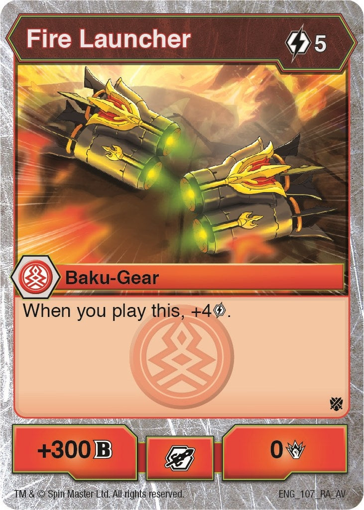Fire Launcher (107) [AV] - Bakugan TCG Single