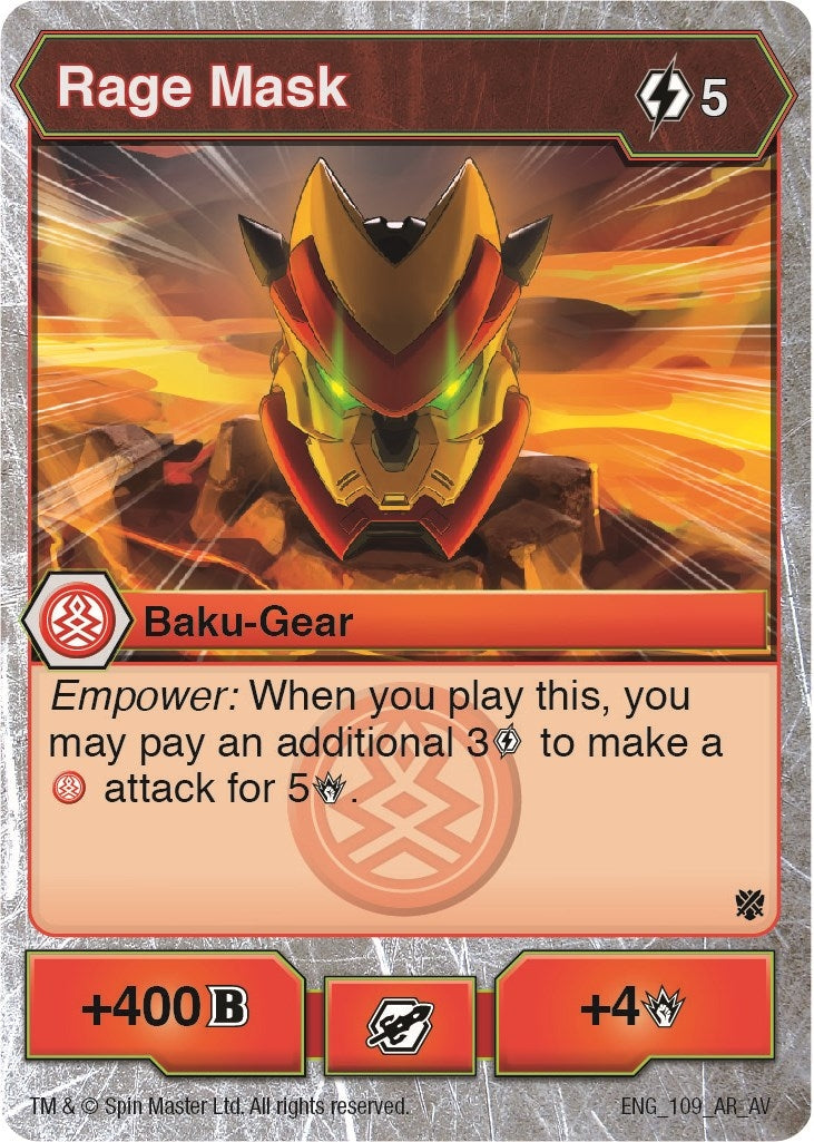 Rage Mask (109) [AV] - Bakugan TCG Single