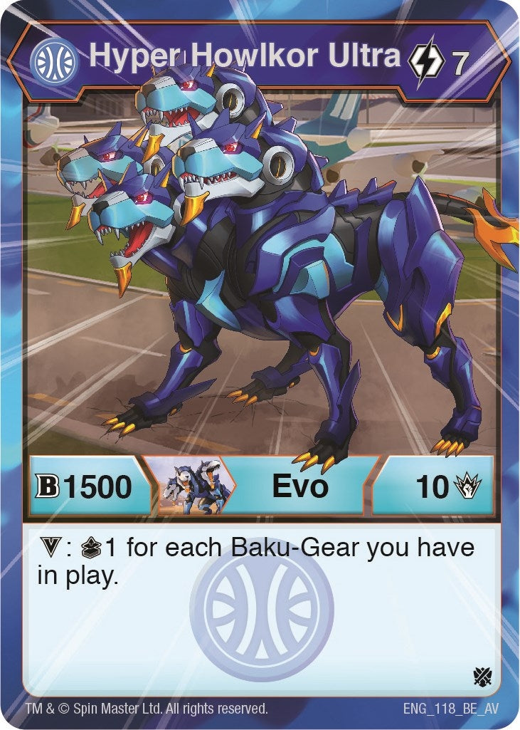 Hyper Howlkor Ultra (118) [AV] - Bakugan TCG Single