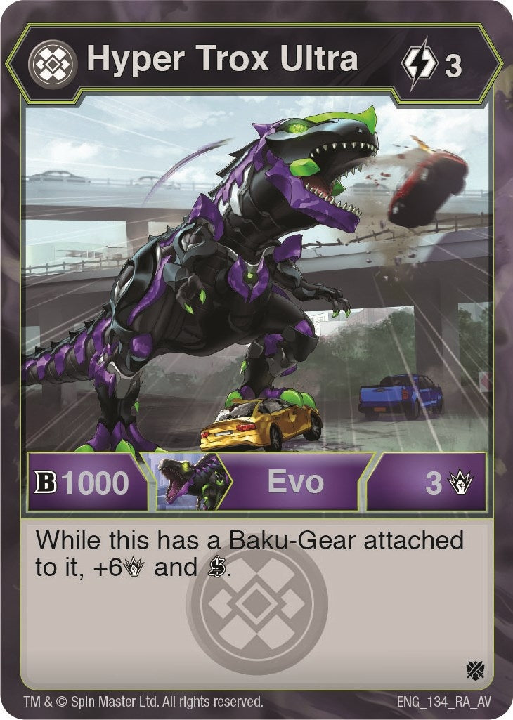 Hyper Trox Ultra (134) [AV] - Bakugan TCG Single