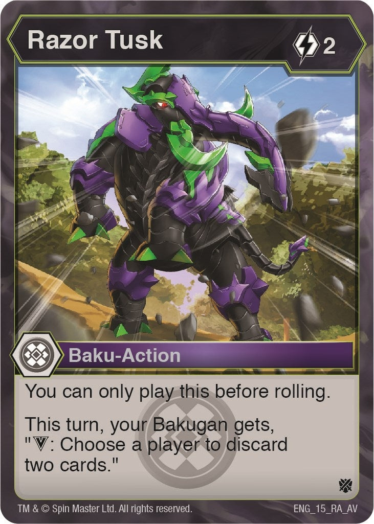 Razor Tusk (15) [AV] - Bakugan TCG Single