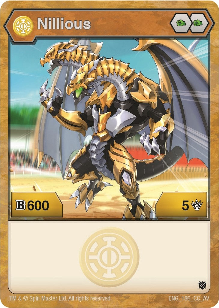 Nillious (186) (186) [AV] - Bakugan TCG Single