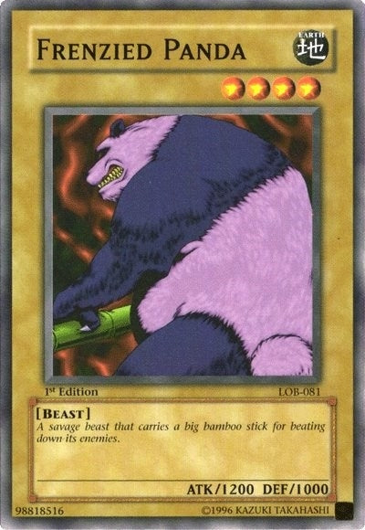 Frenzied Panda (81) (LOB) - YuGiOh Single