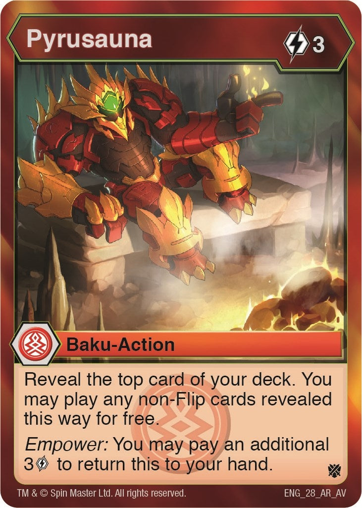 Pyrusauna (28) [AV] - Bakugan TCG Single