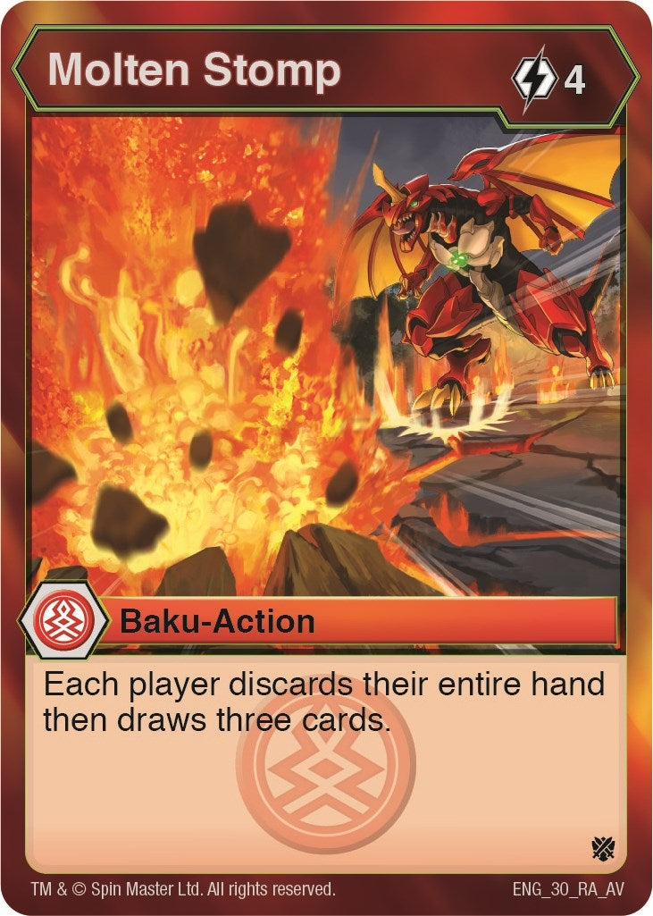 Molten Stomp (30) [AV] - Bakugan TCG Single