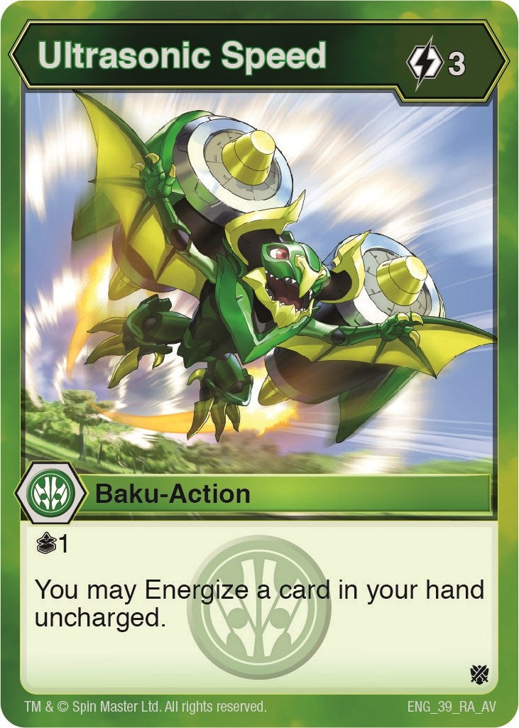 Ultra Sonic Speed (39) [AV] - Bakugan TCG Single