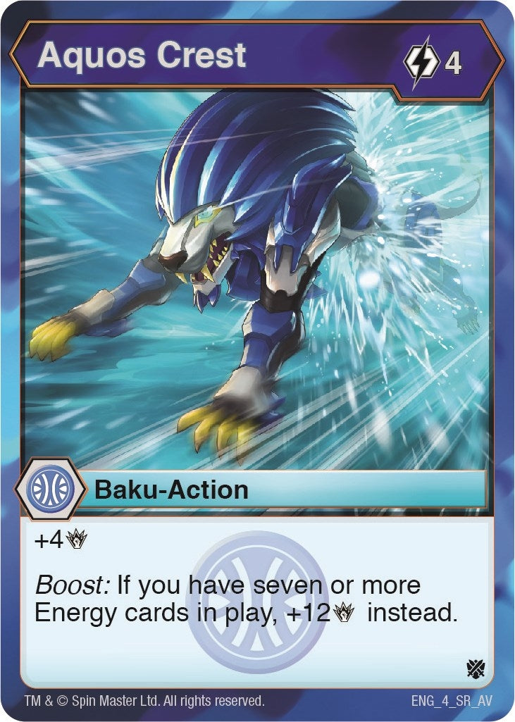 Aquos Crest (4) [AV] - Bakugan TCG Single