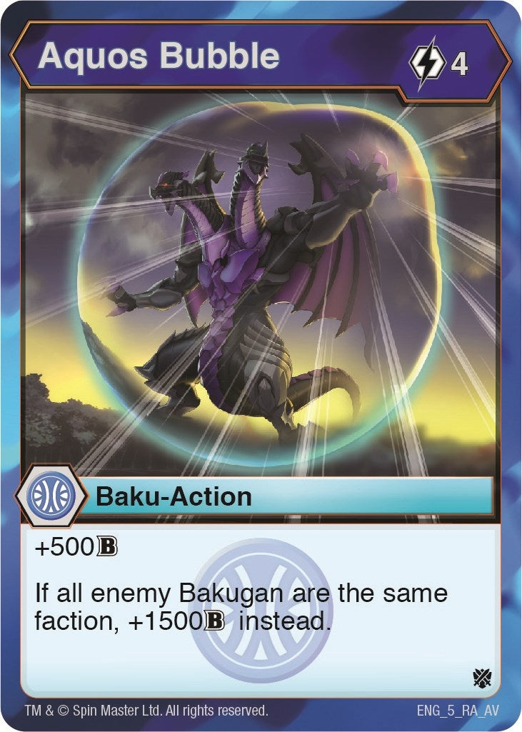 Aquos Bubble (5) [AV] - Bakugan TCG Single