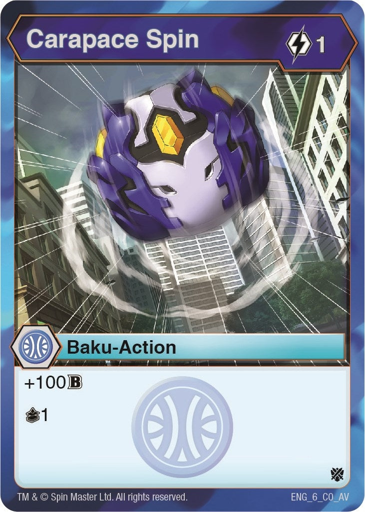 Carapace Spin (6) [AV] - Bakugan TCG Single