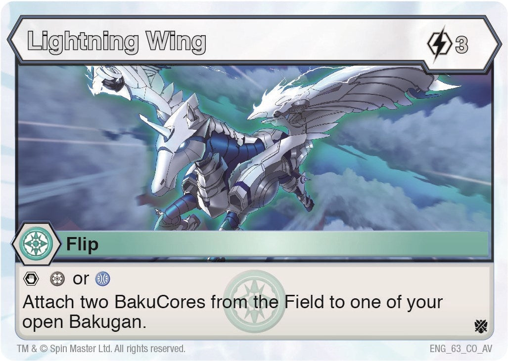 Lightning Wing (63) [AV] - Bakugan TCG Single