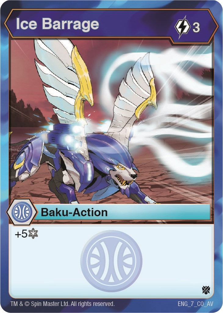 Ice Barrage (7) [AV] - Bakugan TCG Single