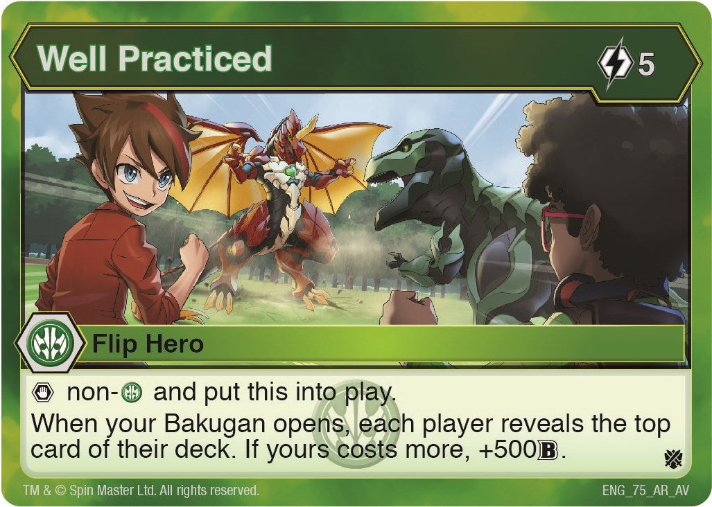 Well Practiced (75) [AV] - Bakugan TCG Single