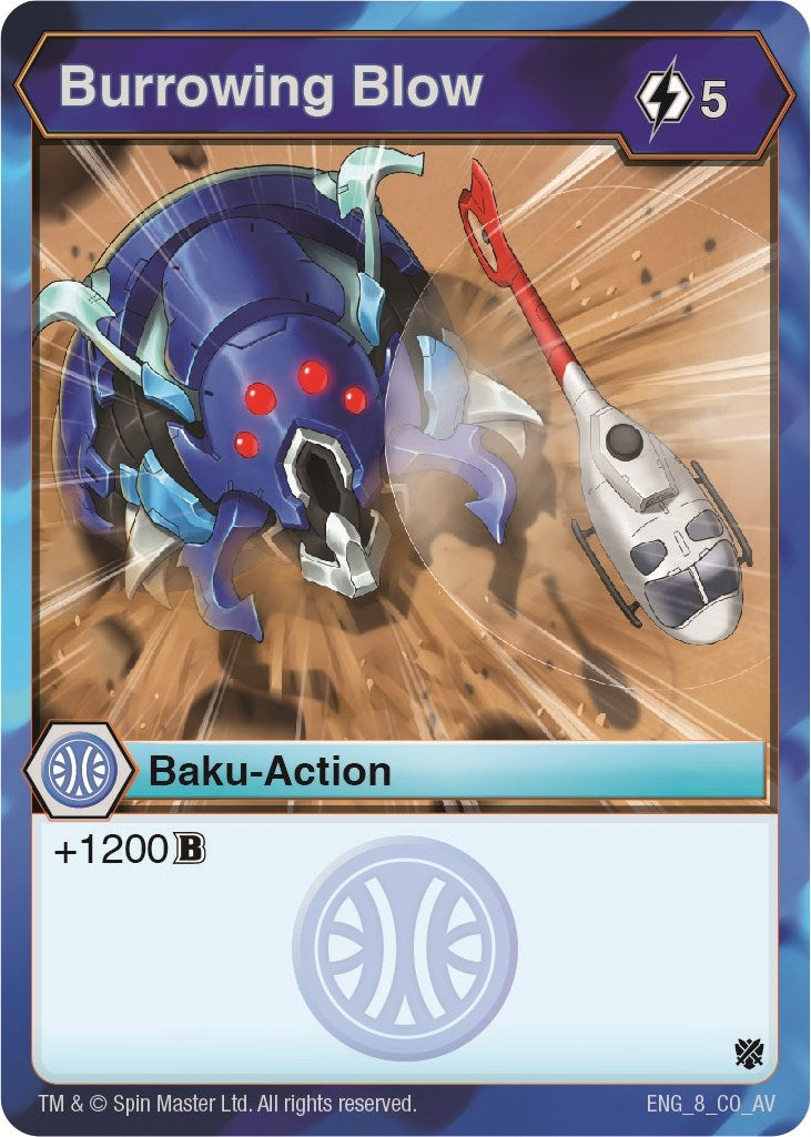 Burrowing Blow (8) [AV] - Bakugan TCG Single