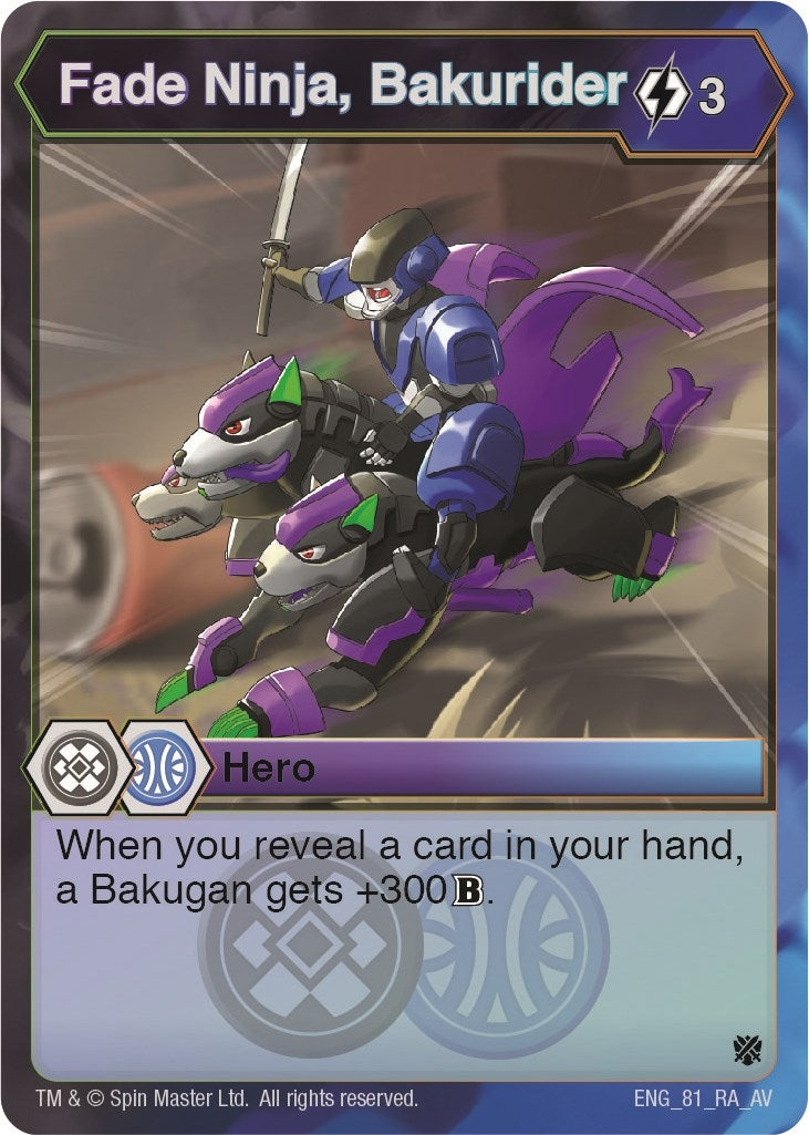 Fade Ninja Bakurider (81) [AV] - Bakugan TCG Single