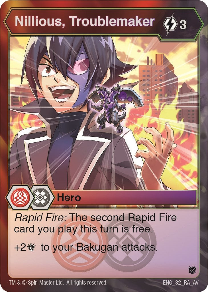 Nillious Troublemaker (82) [AV] - Bakugan TCG Single