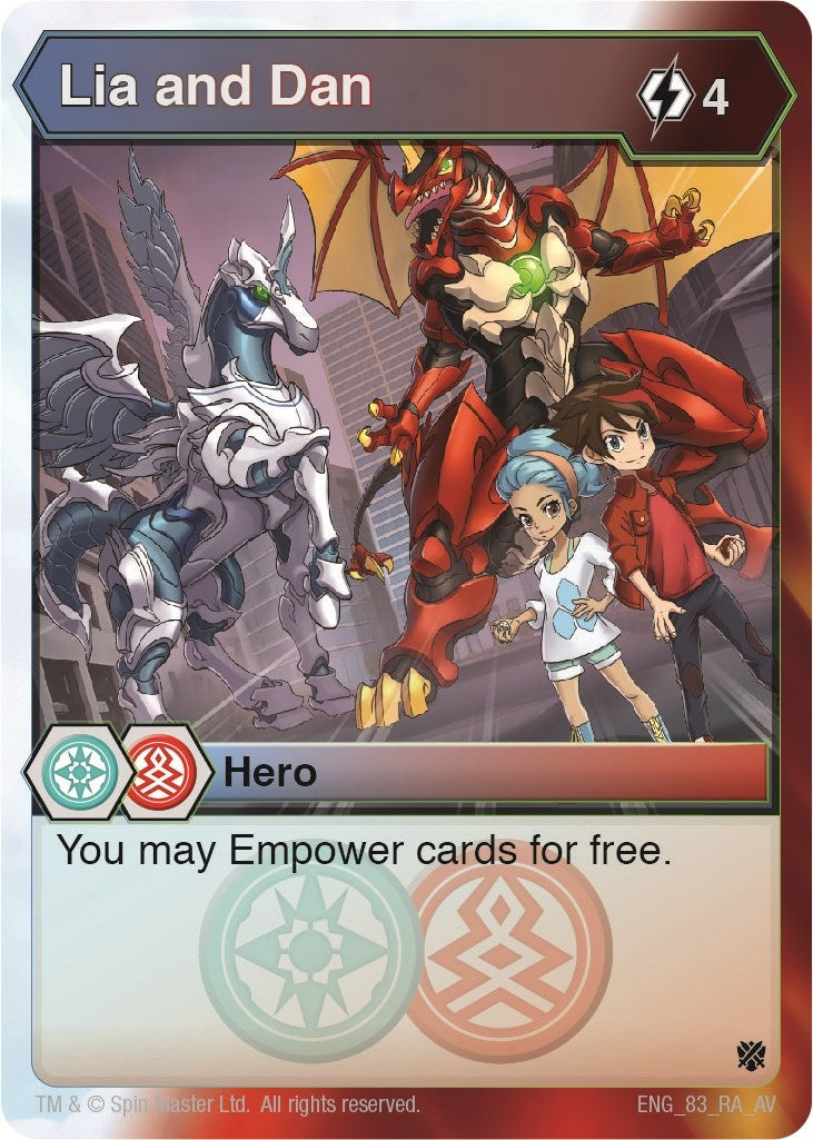 Lia and Dan (83) [AV] - Bakugan TCG Single