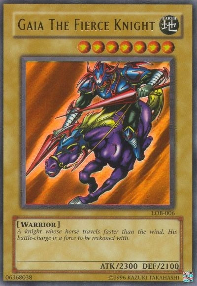 Gaia The Fierce Knight (6) (LOB) - YuGiOh Single