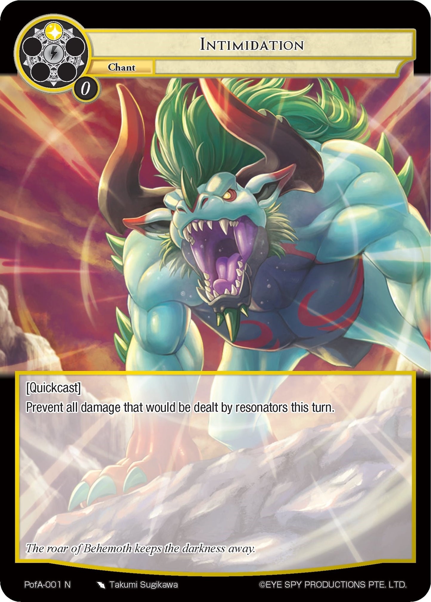 Intimidation (1) [AO4] - Force of Will Single