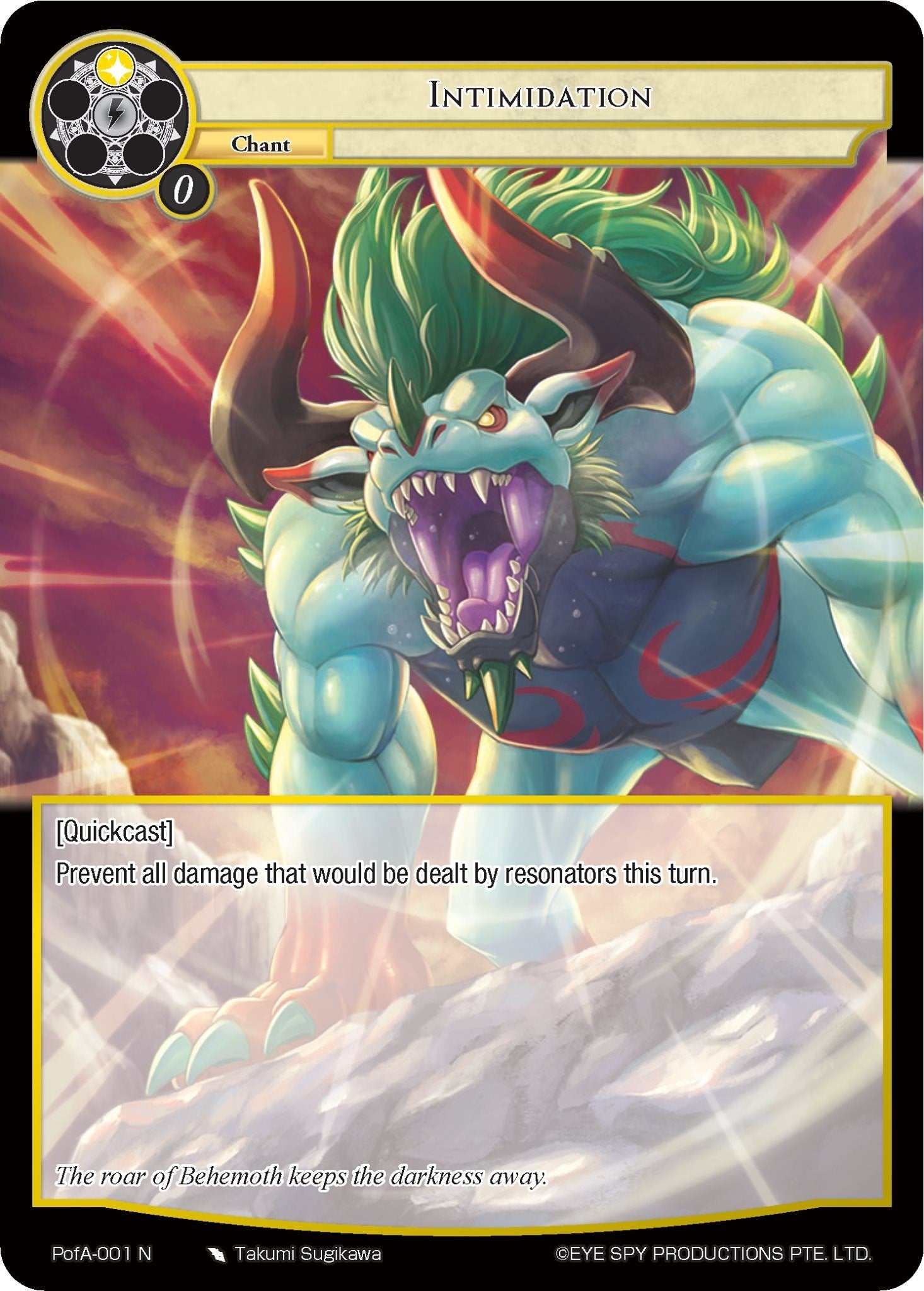 Intimidation (1) [AO4] - Force of Will Single