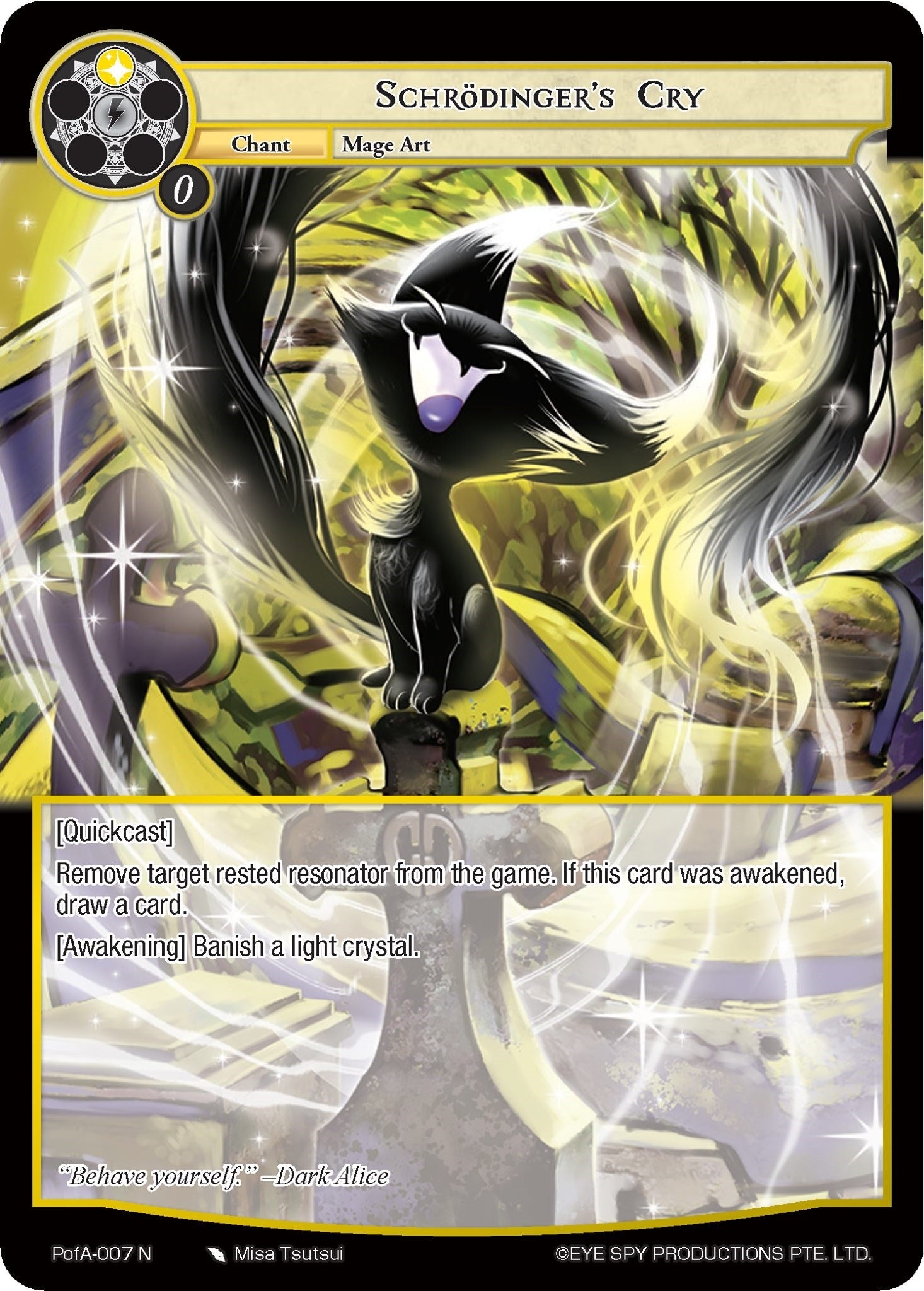 Schrodinger’s Cry (7) [AO4] - Force of Will Single