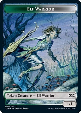 Elf Warrior Token (0) [2XM] - MTG Single