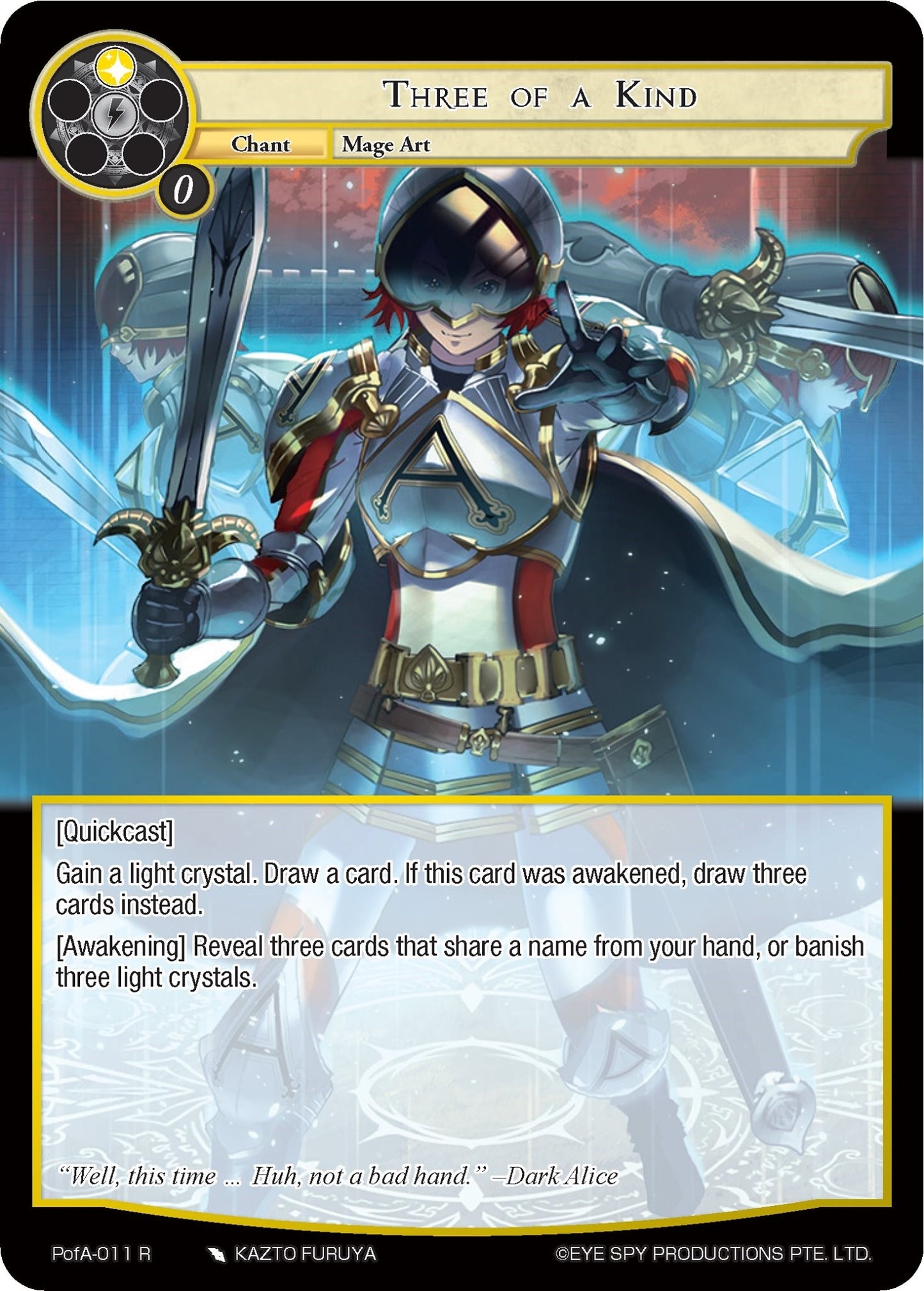 Three of a Kind (11) [AO4] - Force of Will Single