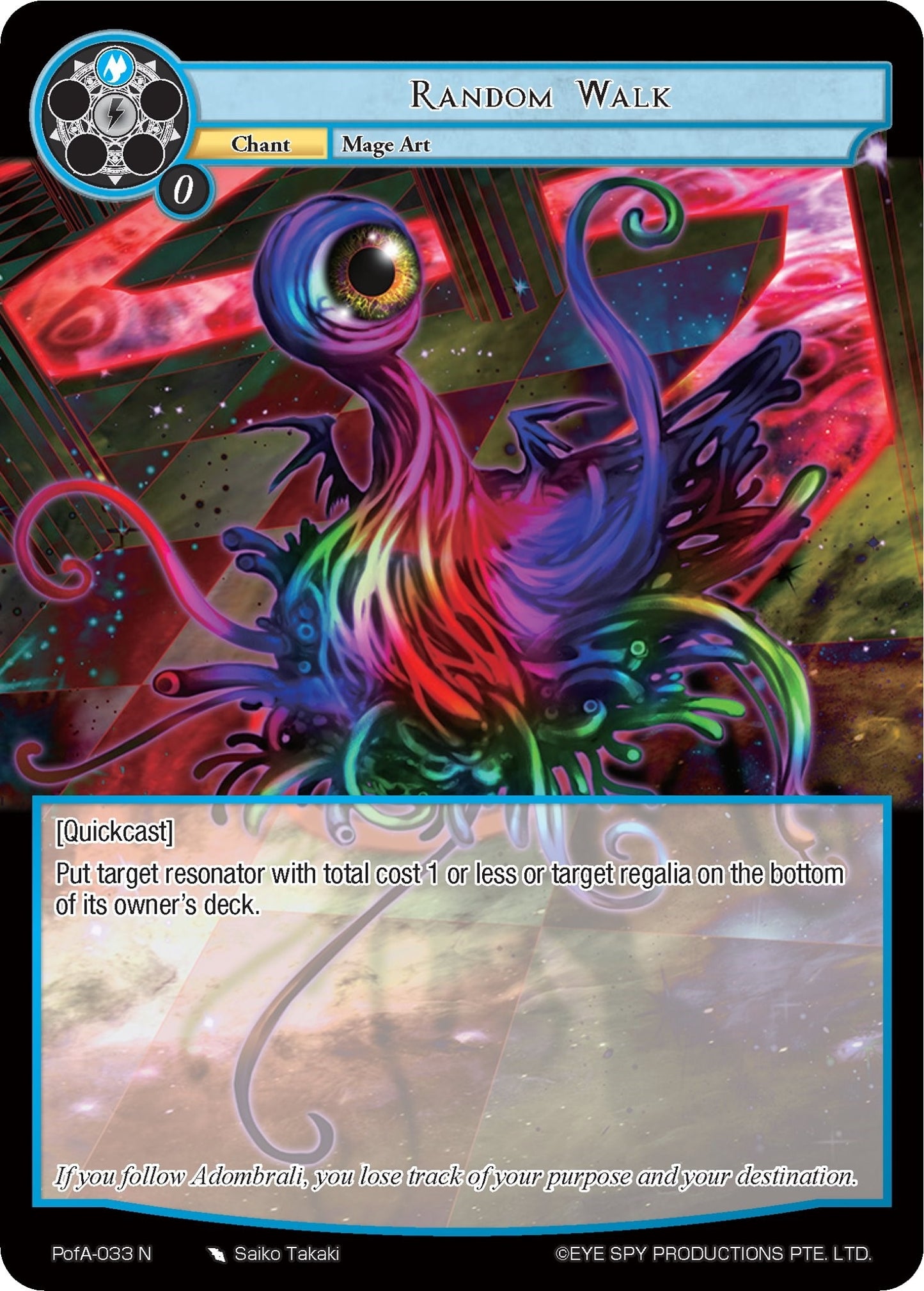 Random Walk (33) [AO4] - Force of Will Single