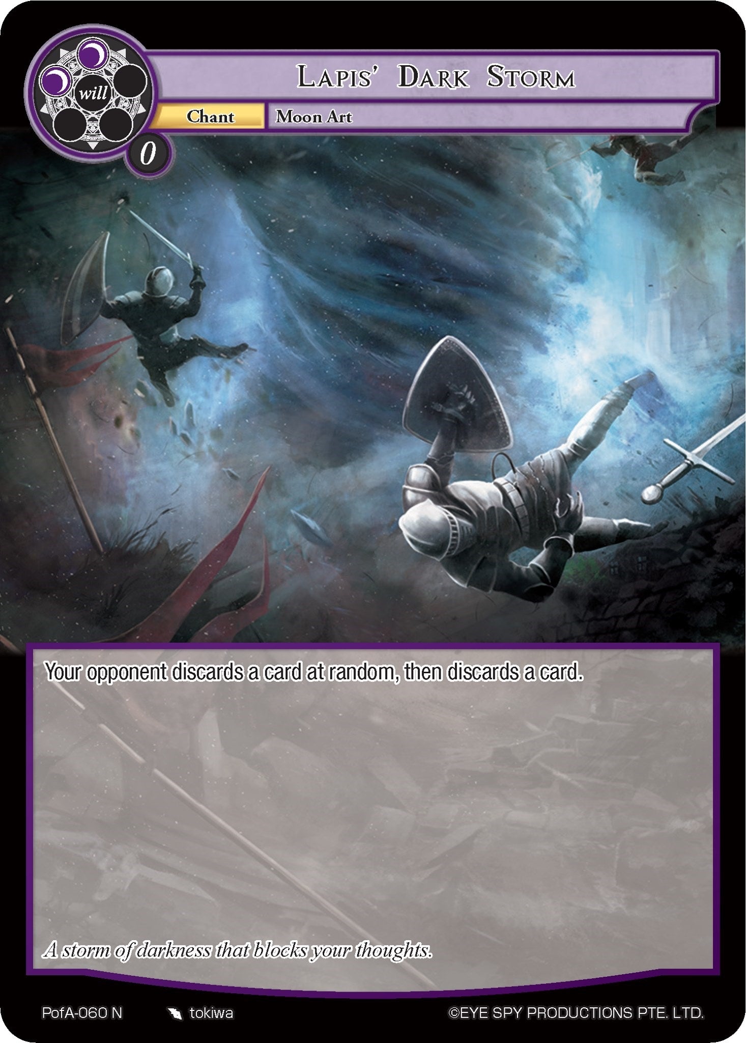 Lapis’ Dark Storm (60) [AO4] - Force of Will Single
