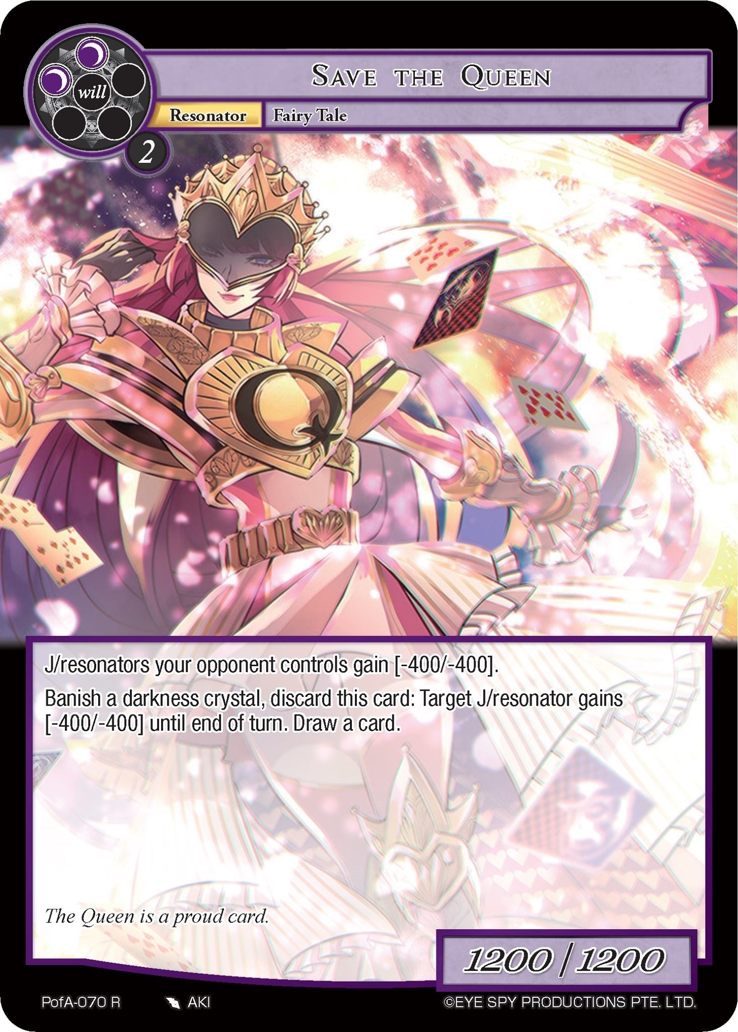 Save the Queen (70) [AO4] - Force of Will Single