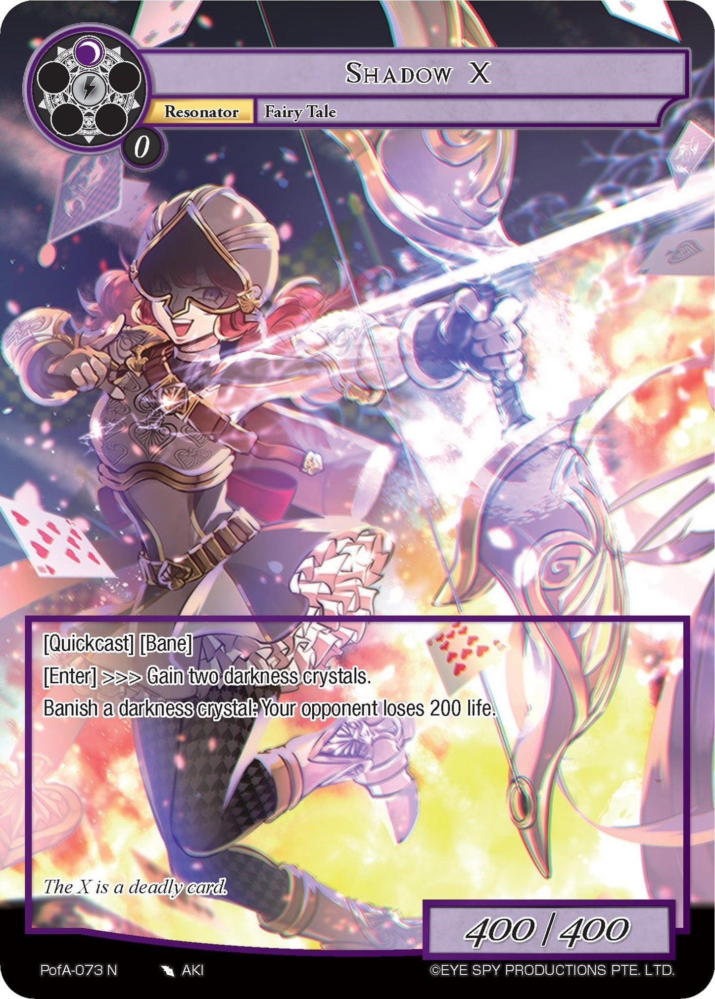 Shadow X (Full Art) (73) [AO4] - Force of Will Single