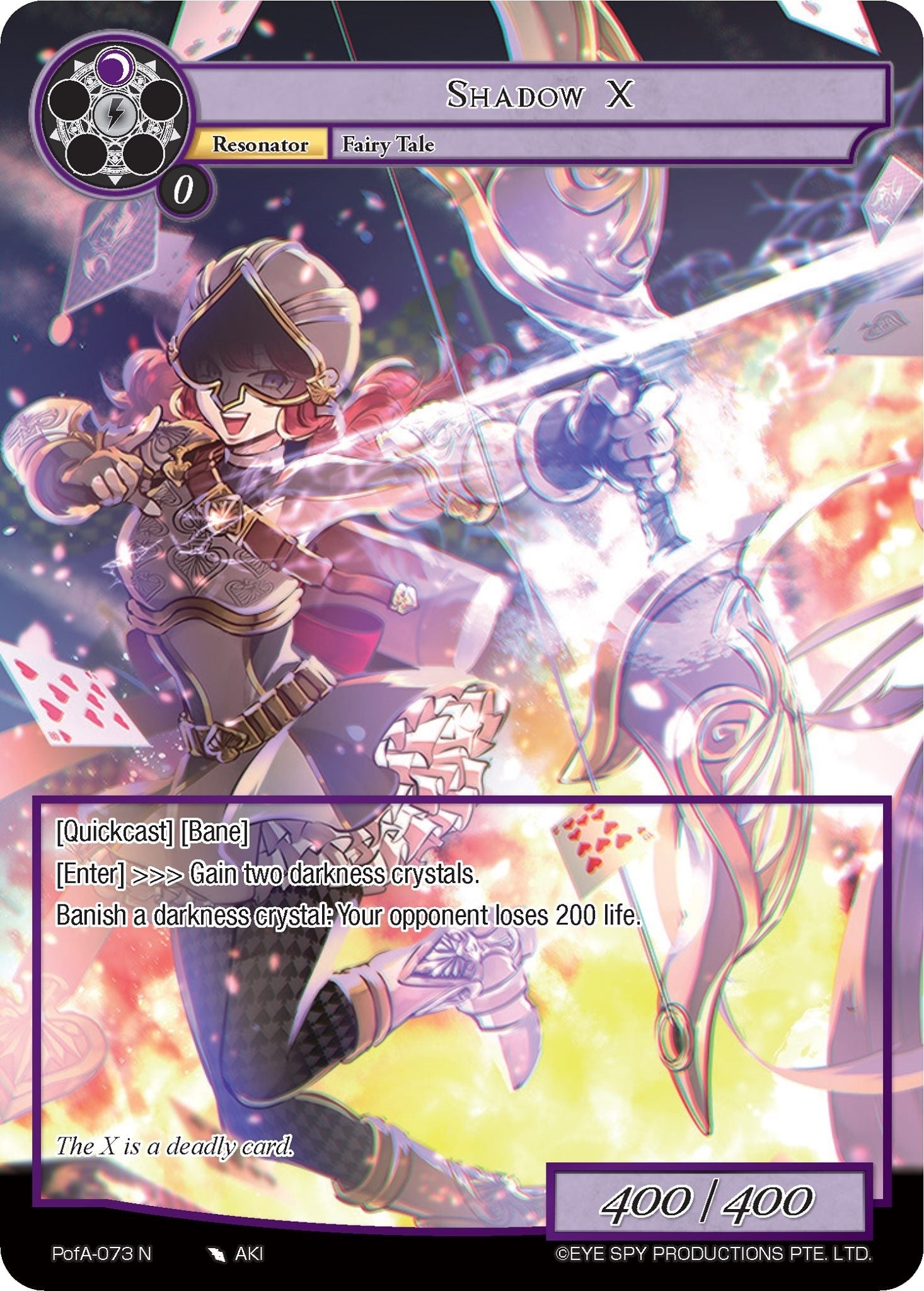 Shadow X (Full Art) (73) [AO4] - Force of Will Single
