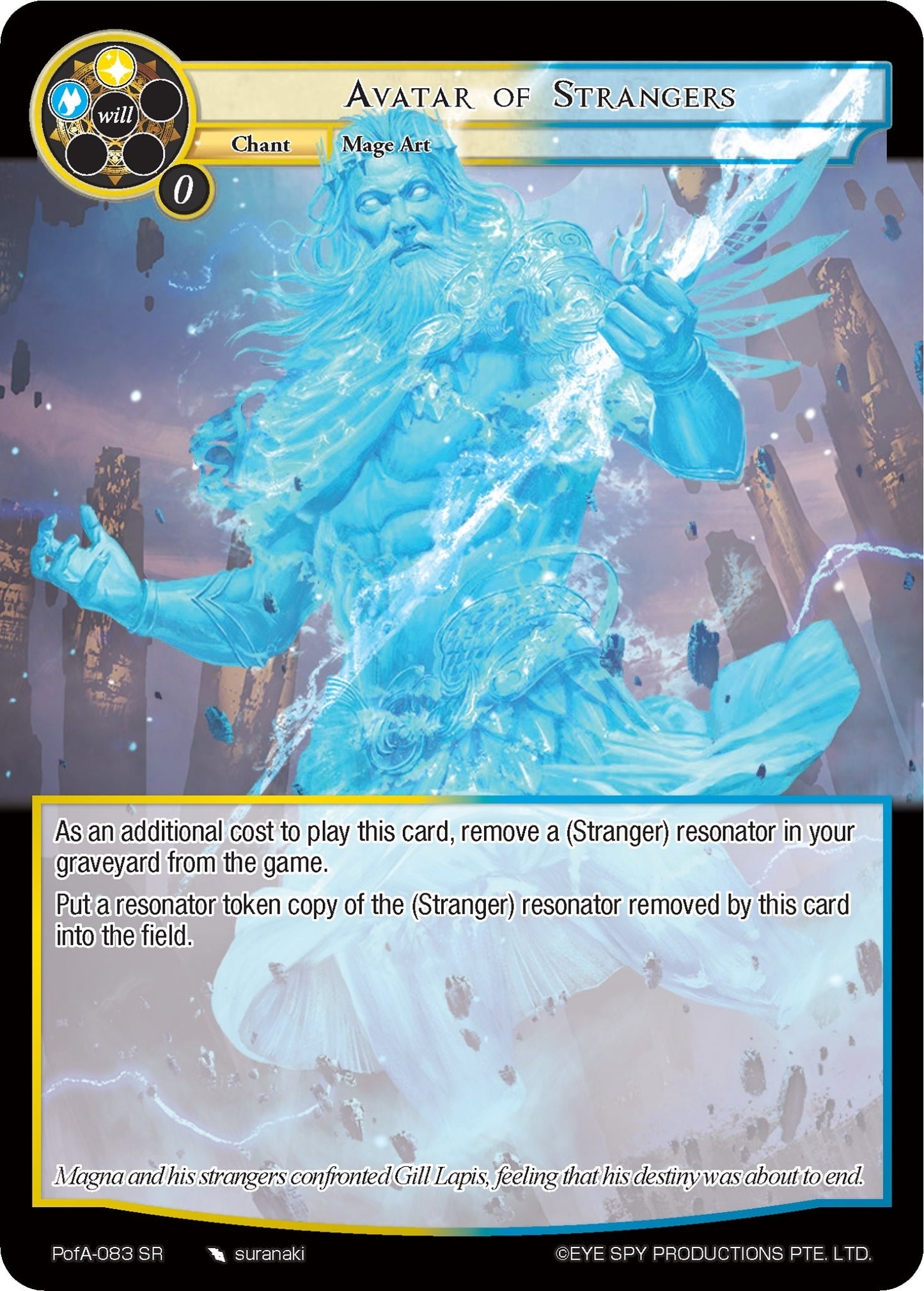Avatar of Strangers (83) [AO4] - Force of Will Single
