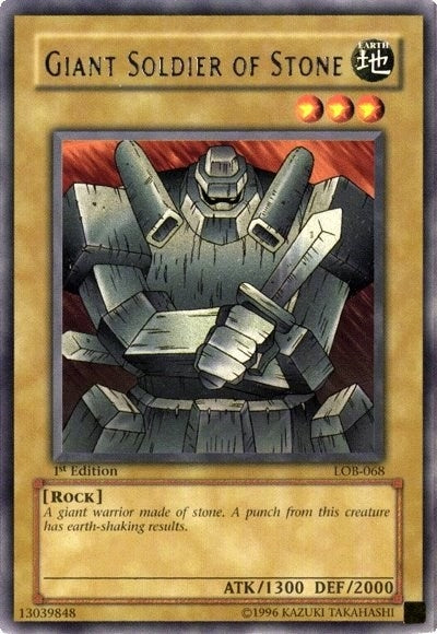 Giant Soldier of Stone (68) (LOB) - YuGiOh Single