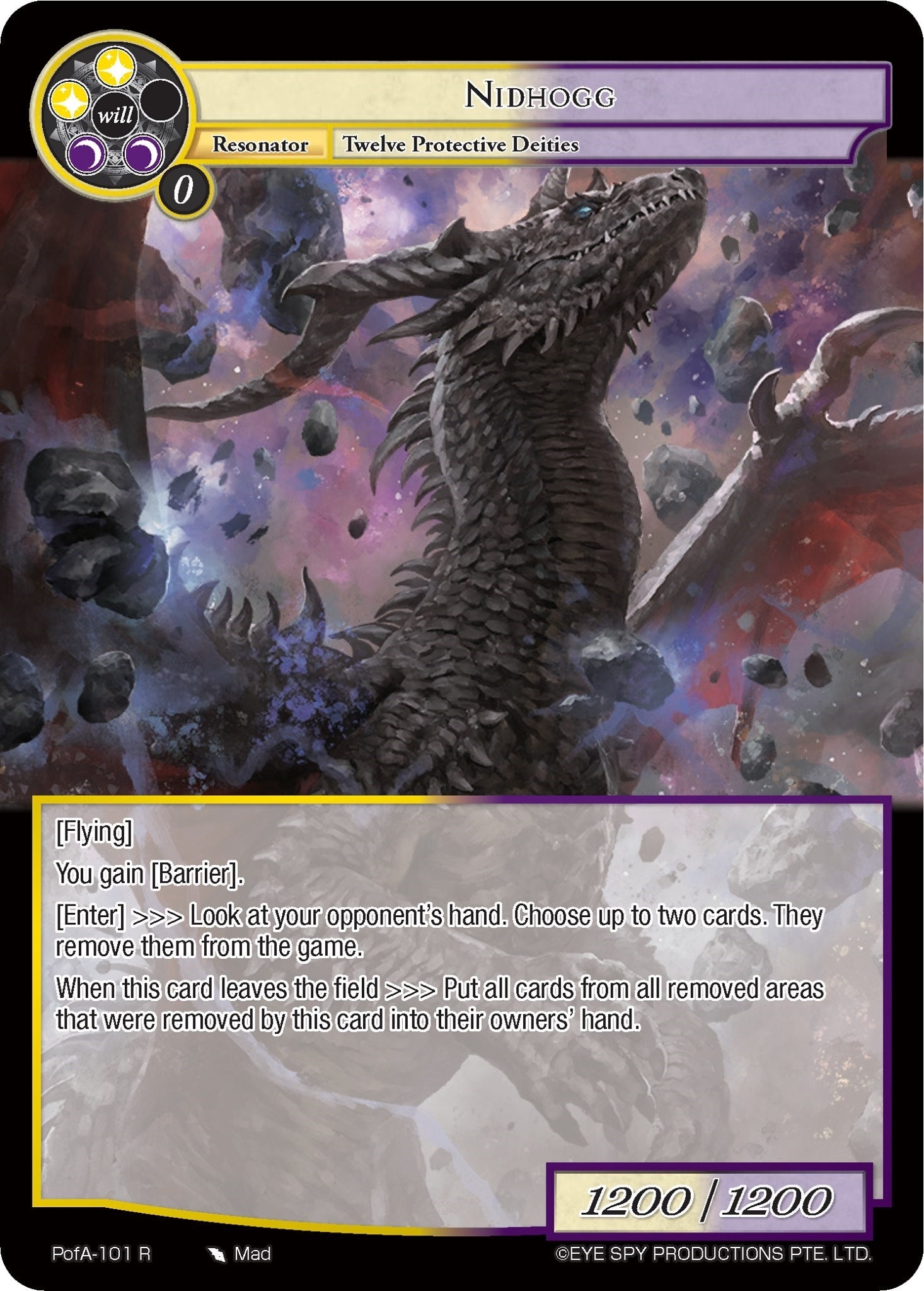 Nidhogg (101) [AO4] - Force of Will Single