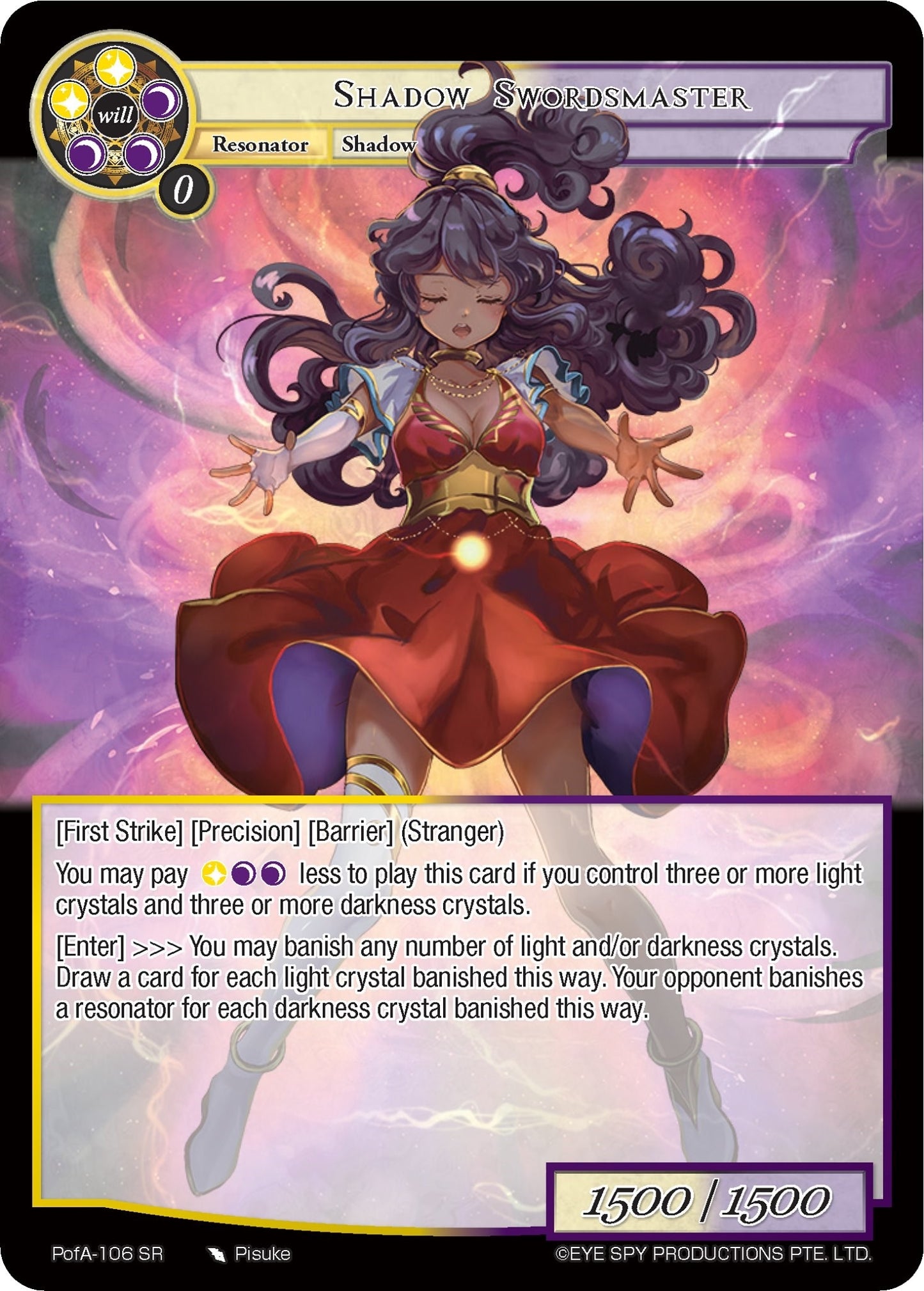 Shadow Swordmaster (106) [AO4] - Force of Will Single