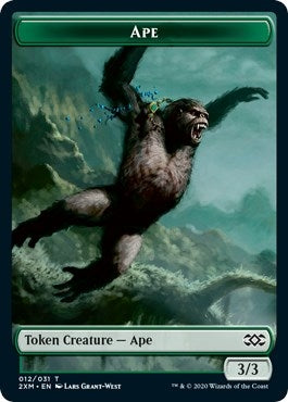 Ape // Golem Double-sided Token (0) [2XM] - MTG Single