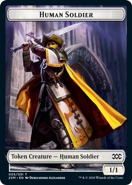 Human Soldier // Tuktuk the Returned Double-sided Token (0) [2XM] - MTG Single