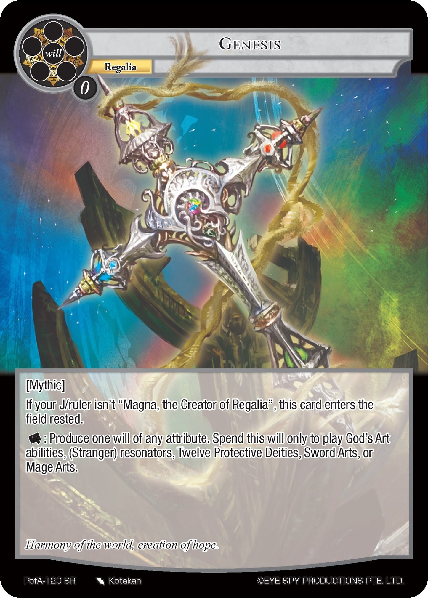 Genesis (120) [AO4] - Force of Will Single
