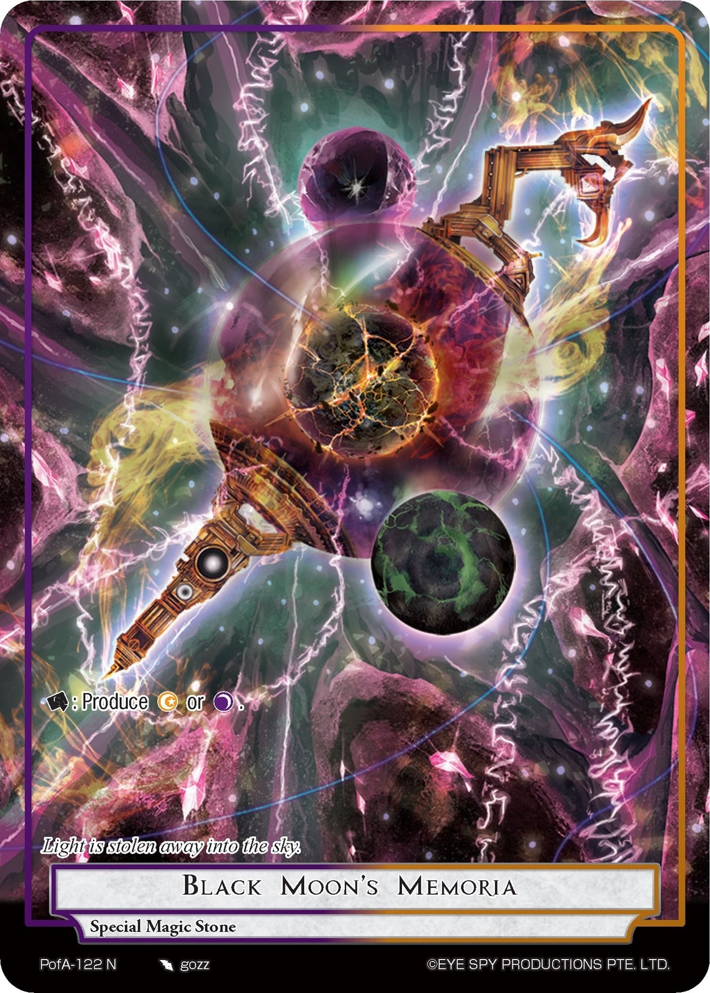Black Moon’s Memoria (Full Art) (122) [AO4] - Force of Will Single