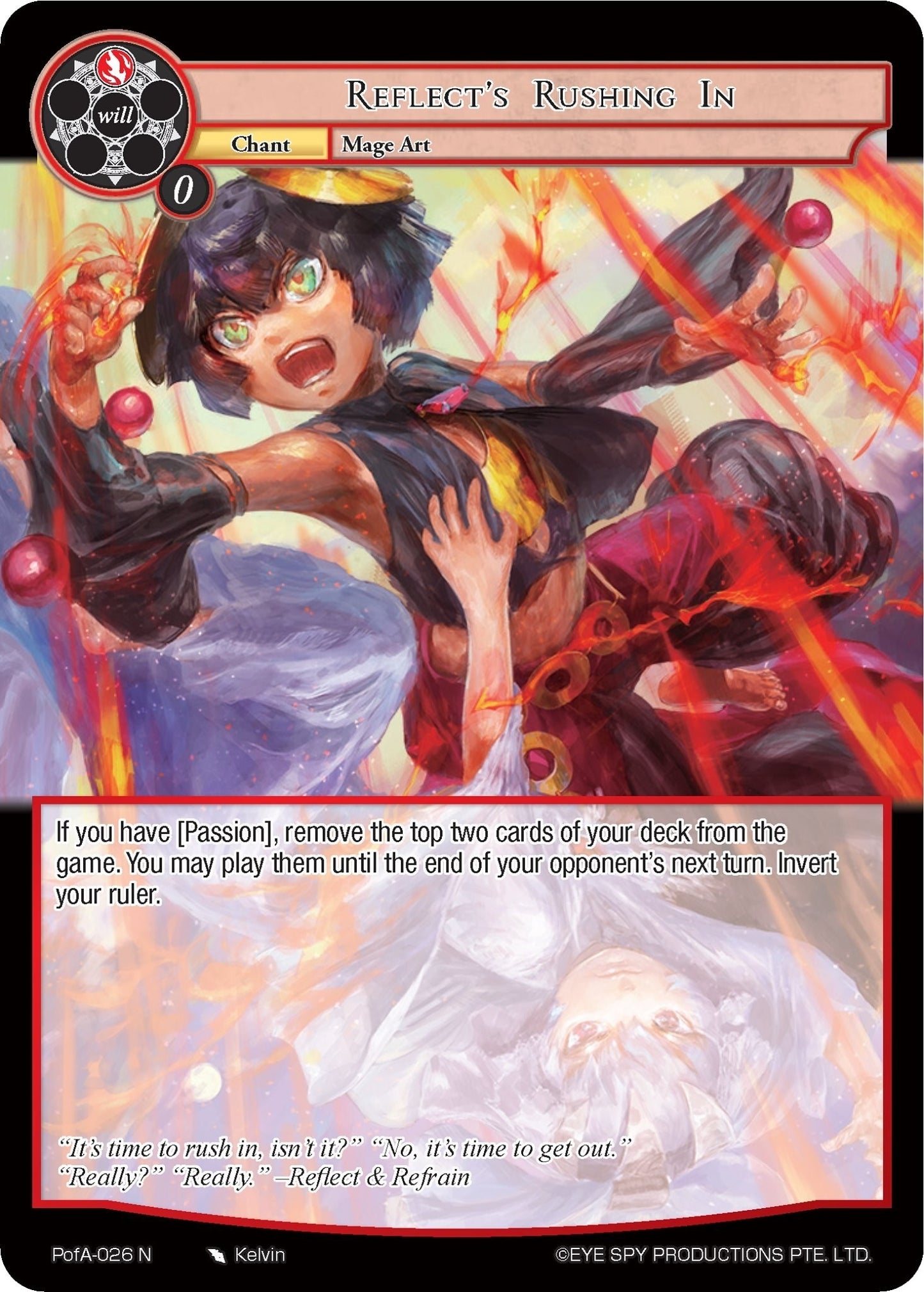Reflect’s Rushing In (26) [AO4] - Force of Will Single