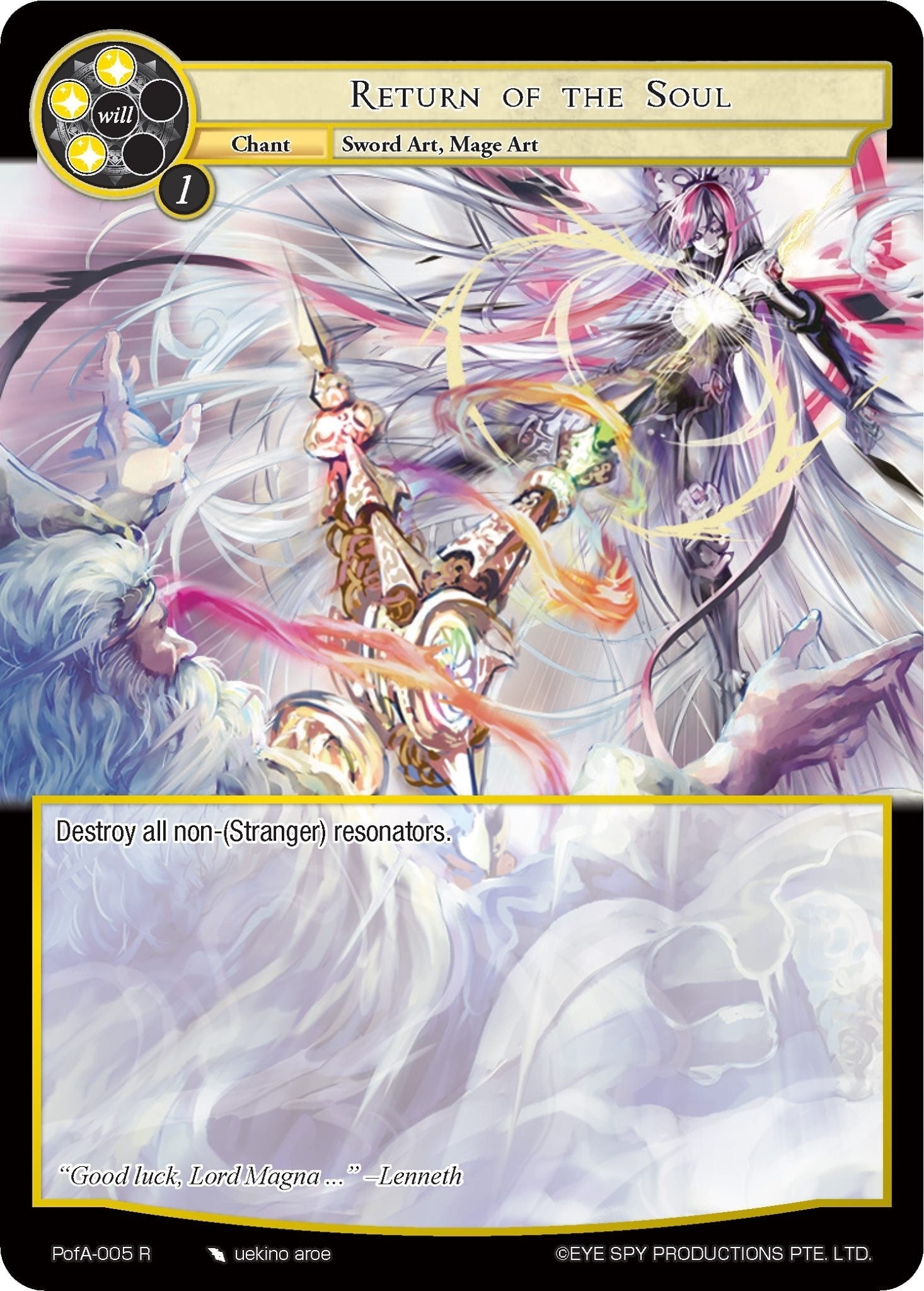 Return of the Soul (5) [AO4] - Force of Will Single